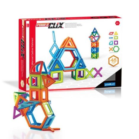 PowerClix Frames, set magnetic, 48 piese, Guidecraft - imagine 9